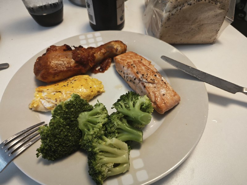 #今日程序员学做饭 煎了三文鱼