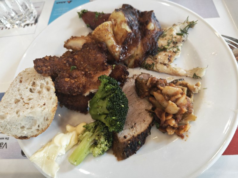 #今天吃了啥 学校里的自助餐厅