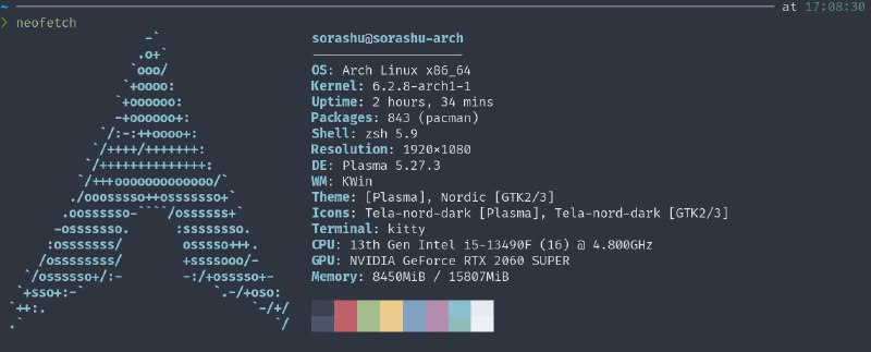 迟到的 neofetch“你们装机就为了跑一个 neofetch 吗”