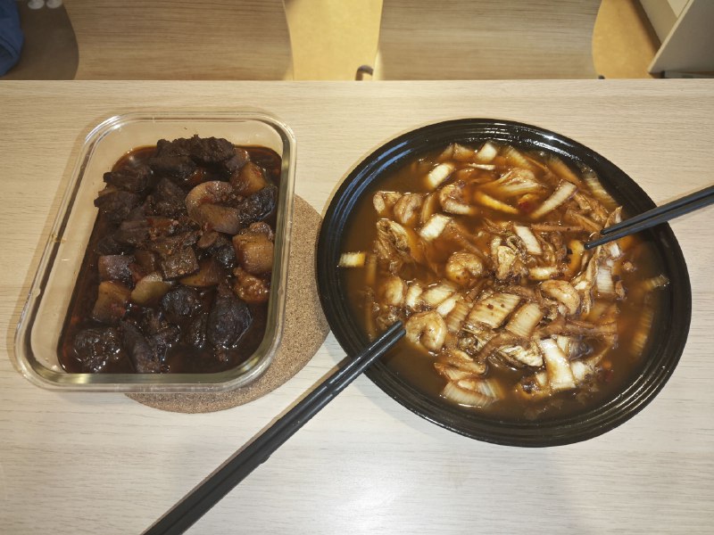 #今日程序员学做饭 搬家后第一顿自制晚餐，与室友一起